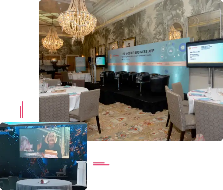 LED Video Wall Hire for Gala Dinners in london