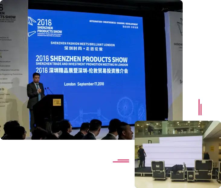 LED Video Wall rental for Fashion Shows in london