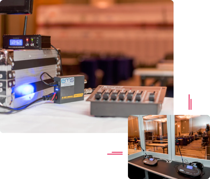 SIMULTANEOUS INTERPRETATION EQUIPMENT RENTAL FOR AWARD CEREMONIES IN LONDON