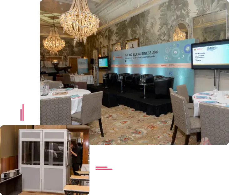 SIMULTANEOUS INTERPRETATION EQUIPMENT RENTAL FOR GALA DINNERS IN LONDON