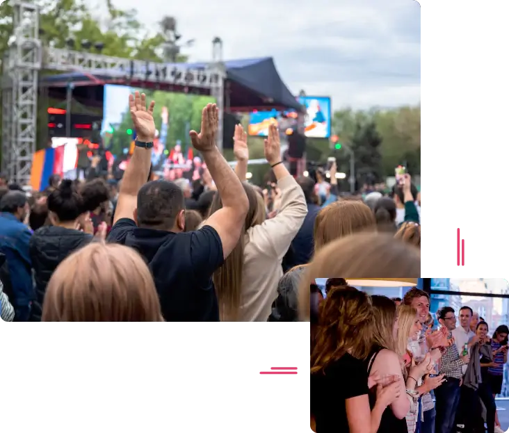 audio visual AV rental for fundraisers in london