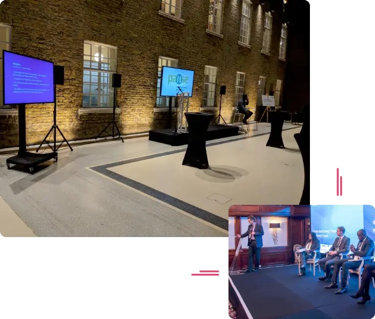 audio visual AV rental for venues in london
