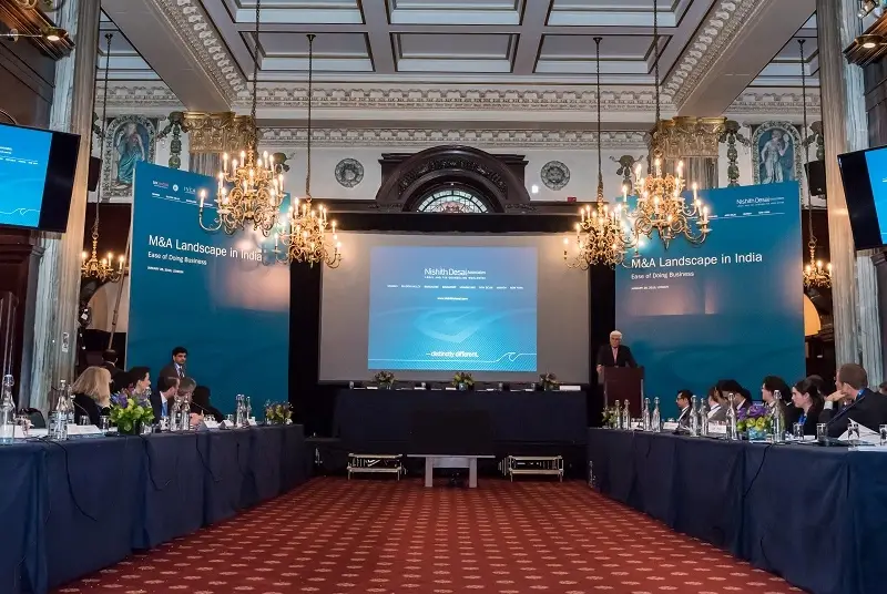 Stage & Set Design Services For M&A Law-Society Conferences in India