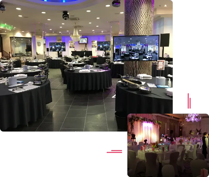 Gala Dinners Audio hire with Technical Support