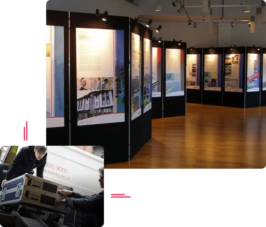 exhibition board services in London - EMS Events