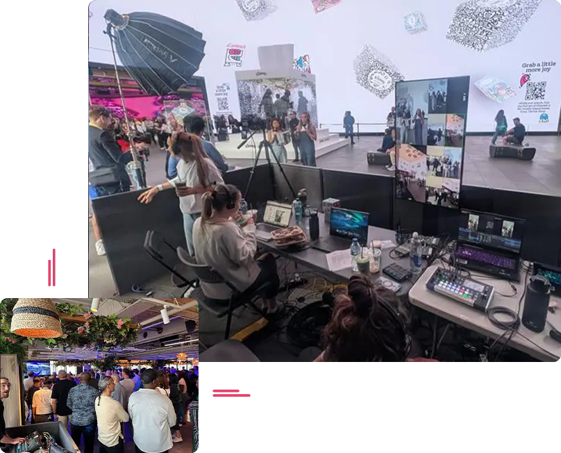 Corporate event production services - London