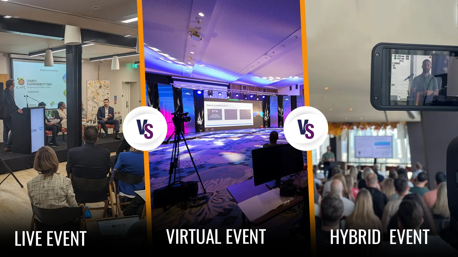 Live vs. Virtual vs. Hybrid Events: Which is Best for You?